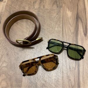 Accessories Bundle - belt and sunglasses